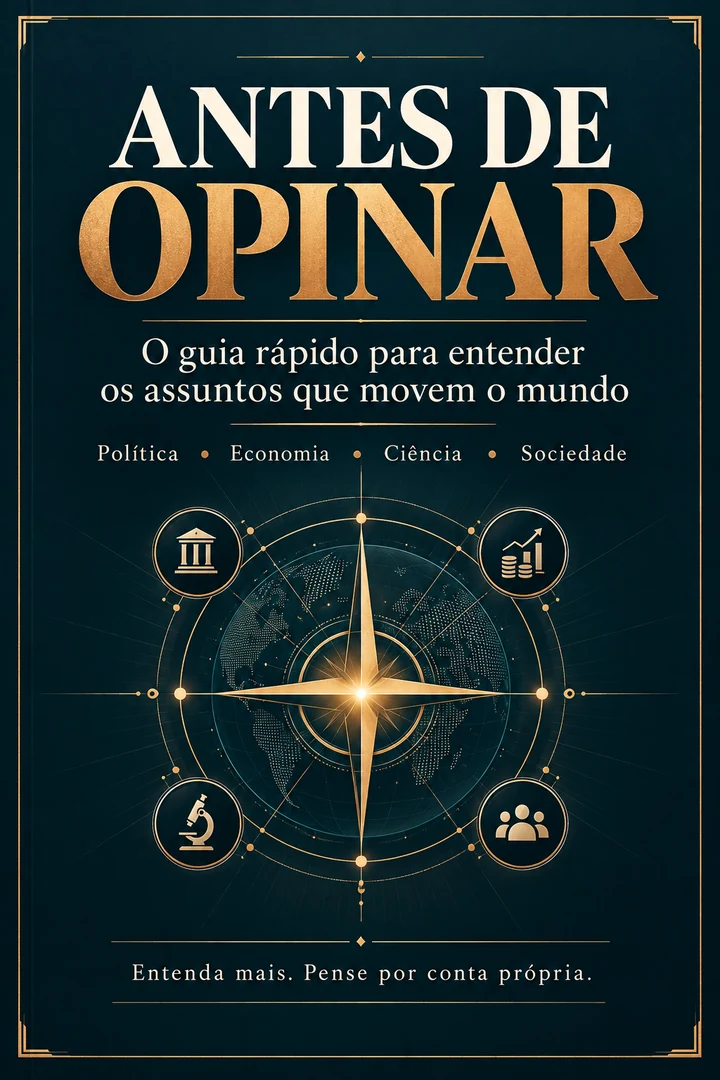 Capa oficial do eBook Antes de Opinar